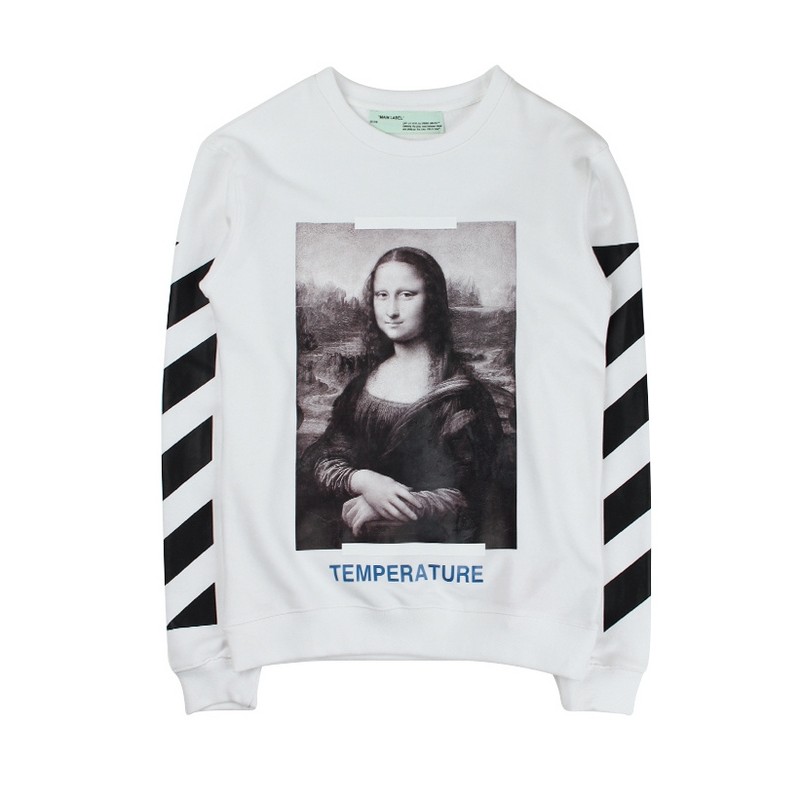 A+ Quality OFF-WHITE Mona Lisa Print Sweatshirt