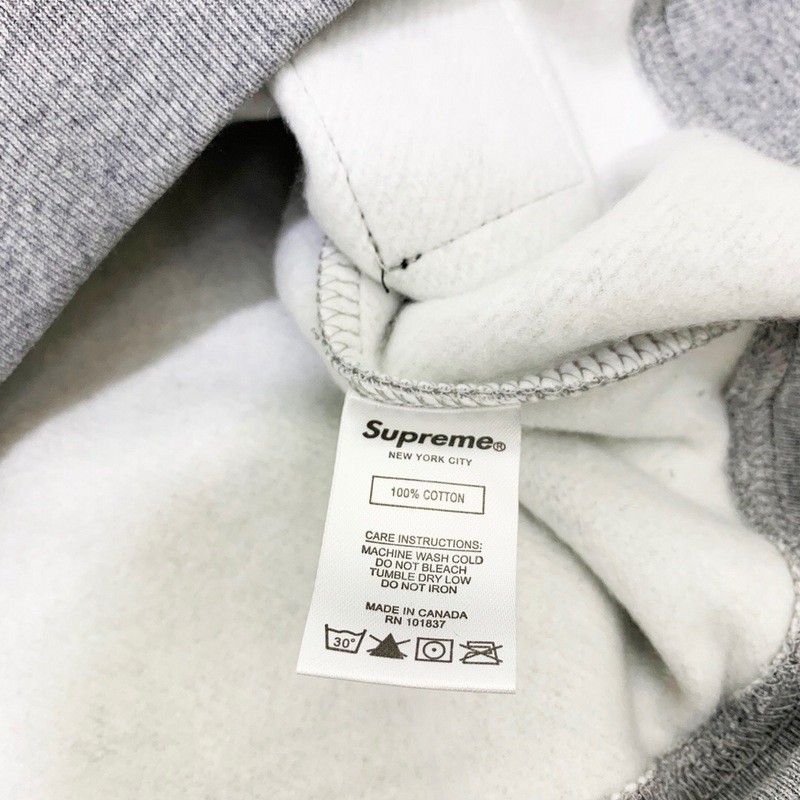 A+ Quality Supreme 20ss Kanji Logo Crewneck Sweatshirt Grey