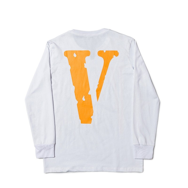 Vlone Yellow V logo Sweatshirt
