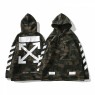 A+ Quality OFF-WHITE Seeing Things Camo Arrows Hoodie